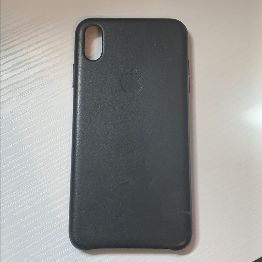 Apple leather XS max phone case